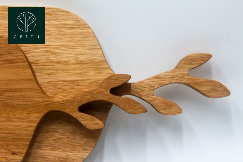Set de 2 tablas Arbórea, uso múltiple y reversible.