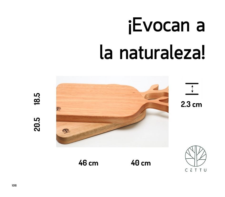 Set de 2 tablas Arbórea, uso múltiple y reversible.