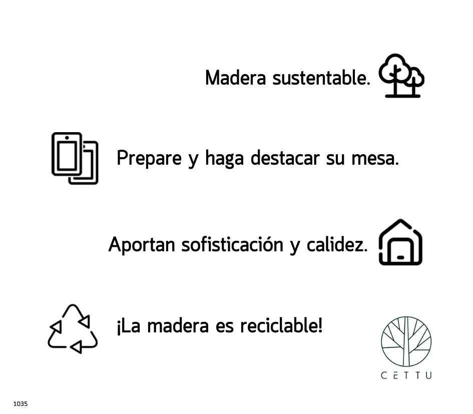 Set de 2 tablas Rioja, alta calidad y originalidad.