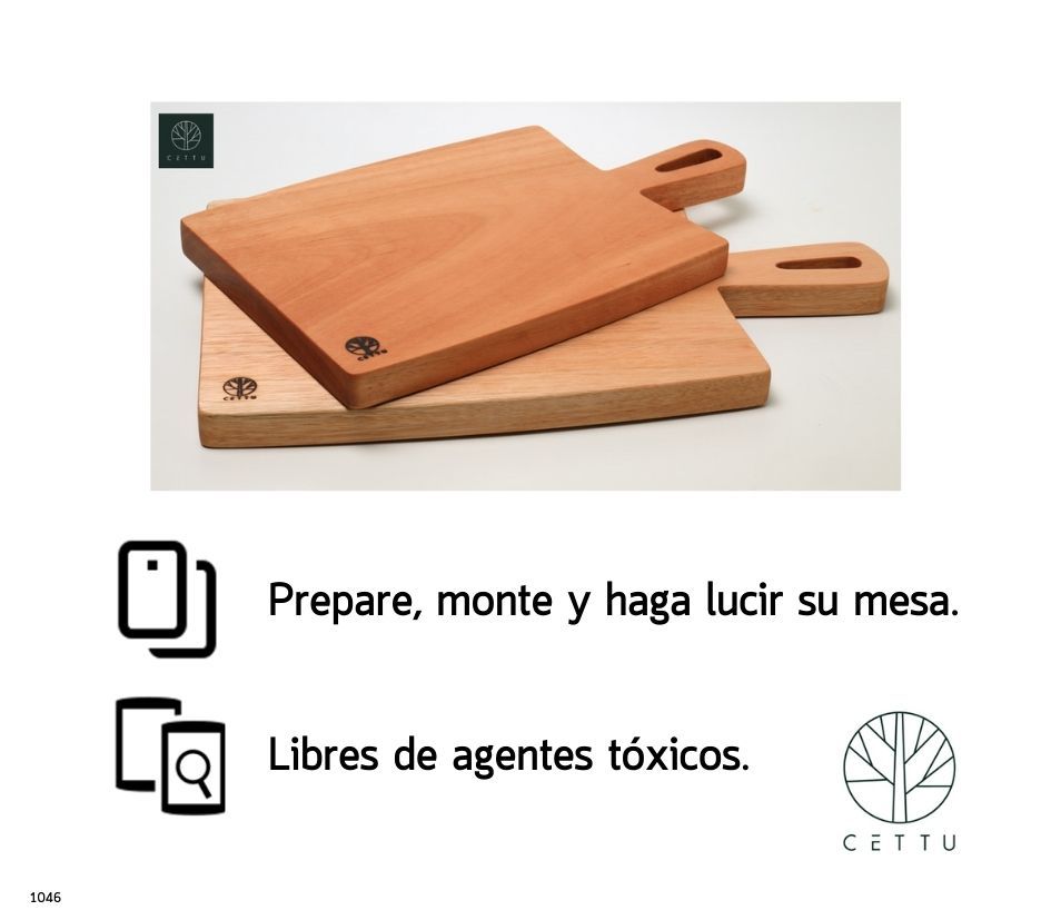 Set de 2 tablas Borneo. ¡Rústicas, robustas y estables!
