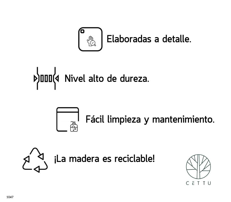 Set de 3 tablas Borneo. ¡Rústicas, robustas y estables!