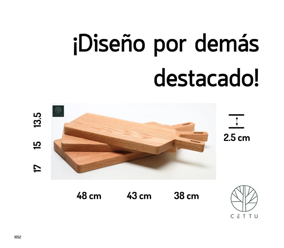 Set de 3 tablas Provenza, corte y sirva sus botanas preferidas.