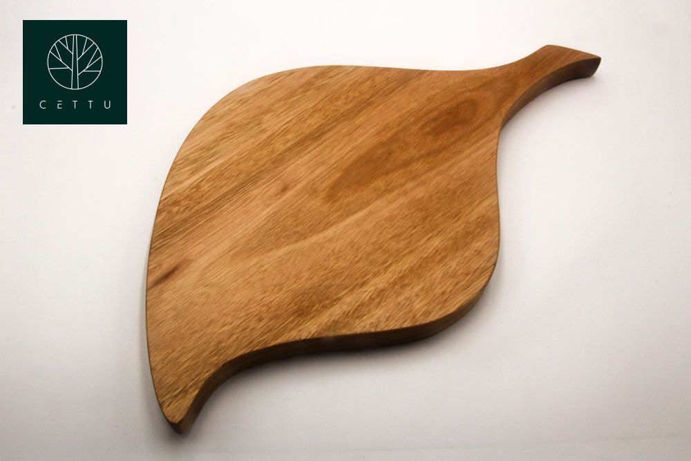 Tabla Olivo. Corte prepare y sirva. ¡Uso múltiple y reversible!