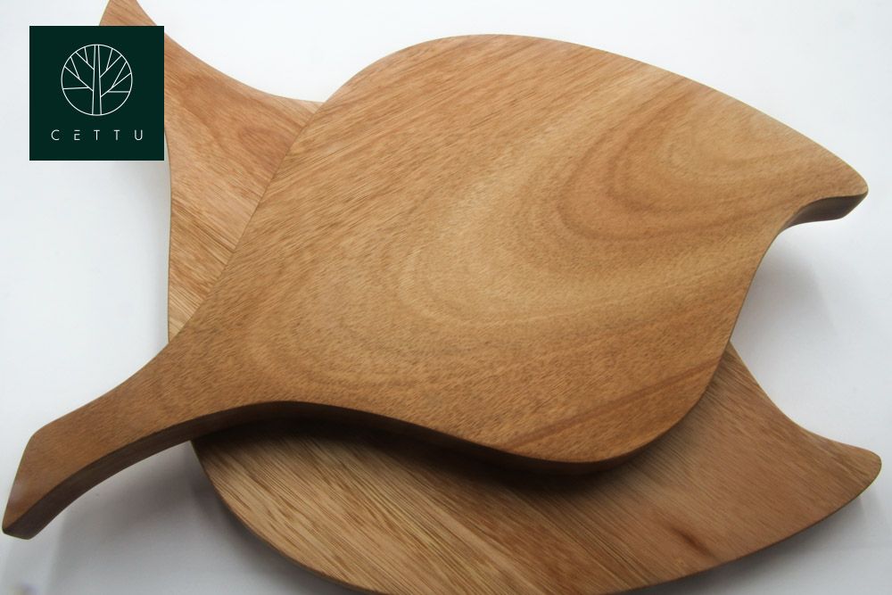 Set de 2 tablas Olivo. Corte prepare y sirva. ¡Uso múltiple y reversible!