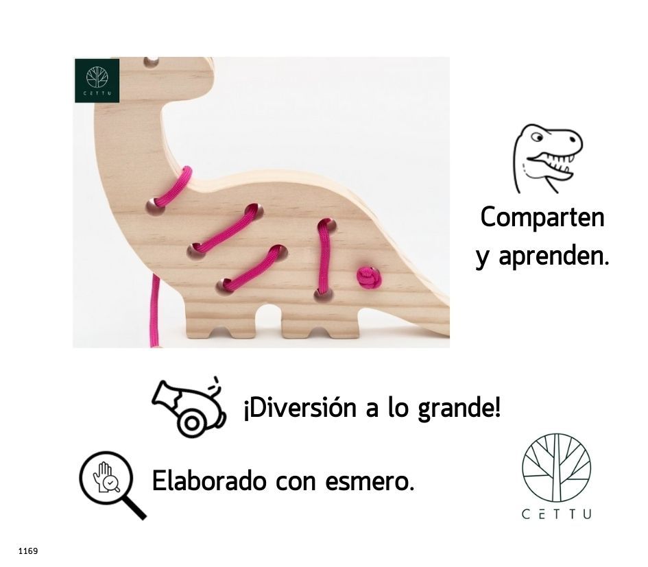 Dino, desarrollo motriz. ¡Aprenden y juegan!